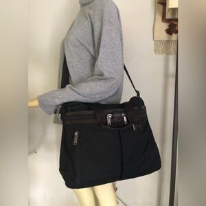 Stylish Unisex Black Tumi Laptop Briefcase #69617HKO